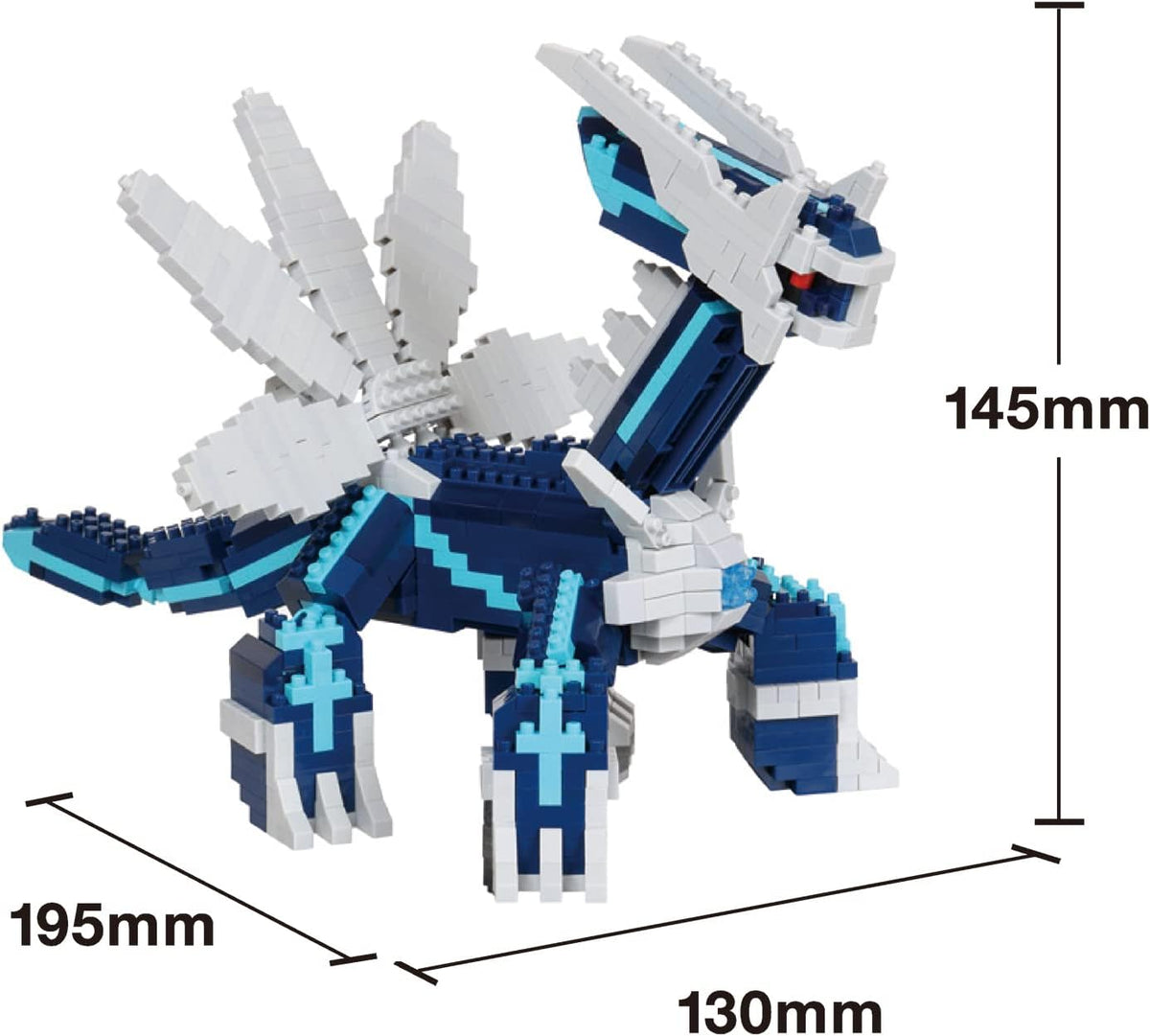 Nanoblock Pokémon Dialga Deluxe Edition - view 04 | Savvy Hobbyist