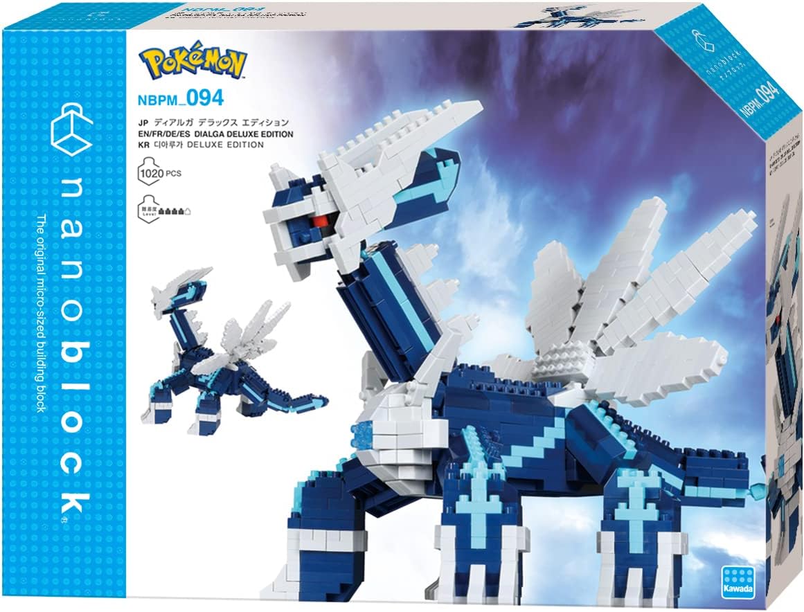 Nanoblock Pokémon Dialga Deluxe Edition - view 05 | Savvy Hobbyist