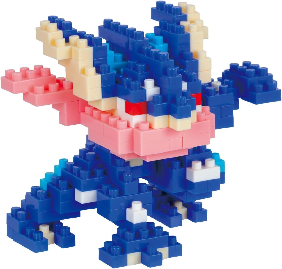 Nanoblock Pokémon Greninja - view 03 | Savvy Hobbyist
