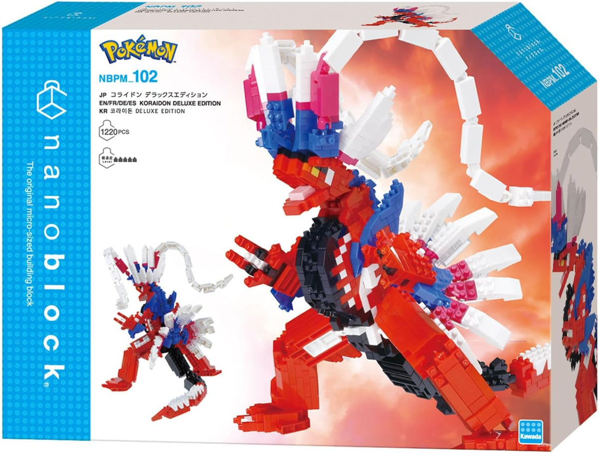 Nanoblock Pokémon Koraidon Deluxe Edition - view 05 | Savvy Hobbyist