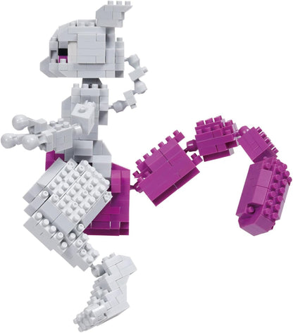 Nanoblock Pokémon Mewtwo Deluxe Edition angle - view 05 | Savvy Hobbyist