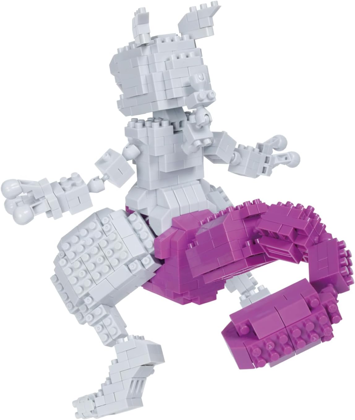 Nanoblock Pokémon Mewtwo Deluxe Edition angle - view 06 | Savvy Hobbyist