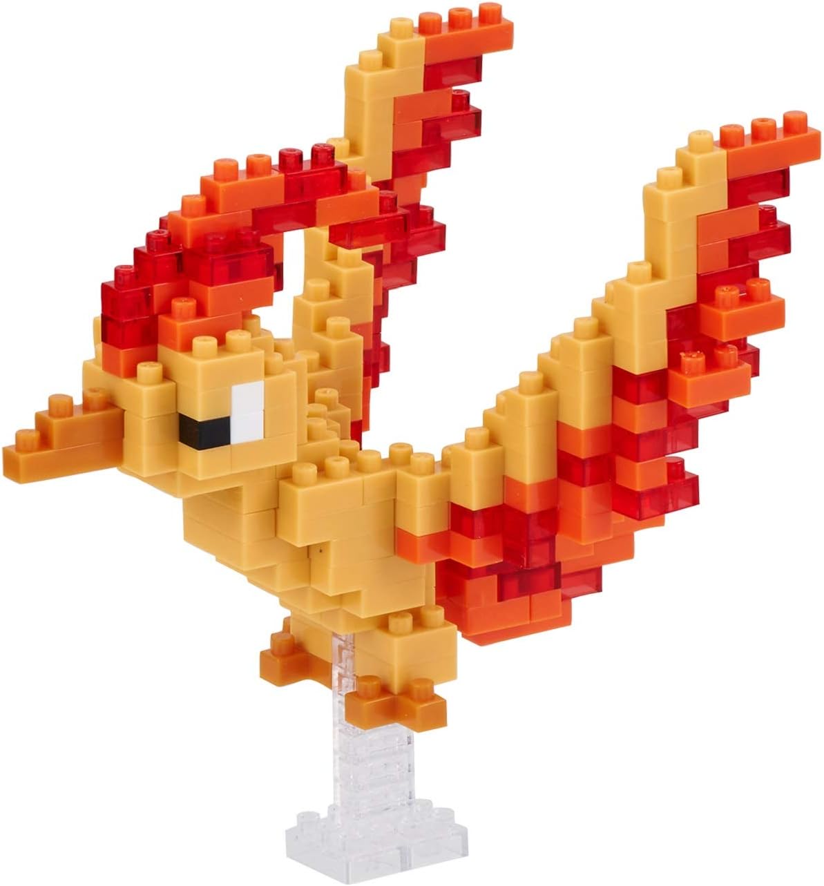 Nanoblock Pokémon Moltres - view 03 | Savvy Hobbyist