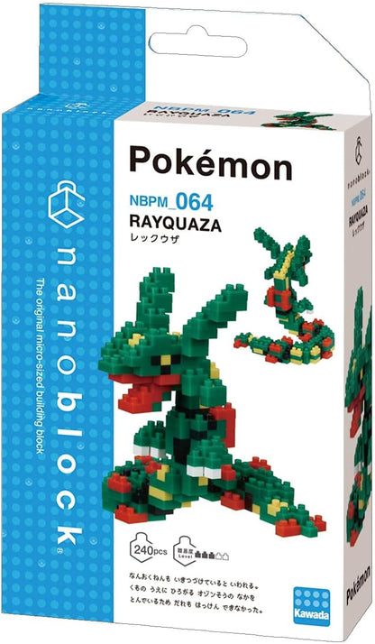 Nanoblock Pokémon Rayquaza - view 05 | Savvy Hobbyist