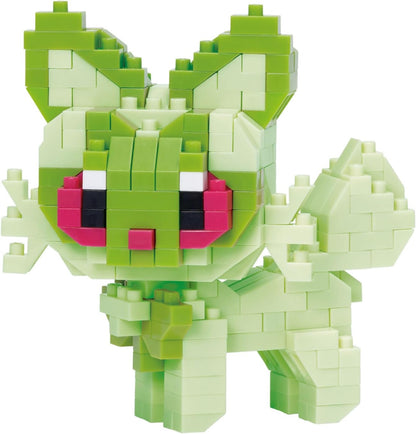 Nanoblock Pokémon Sprigatito - view 06 | Savvy Hobbyist