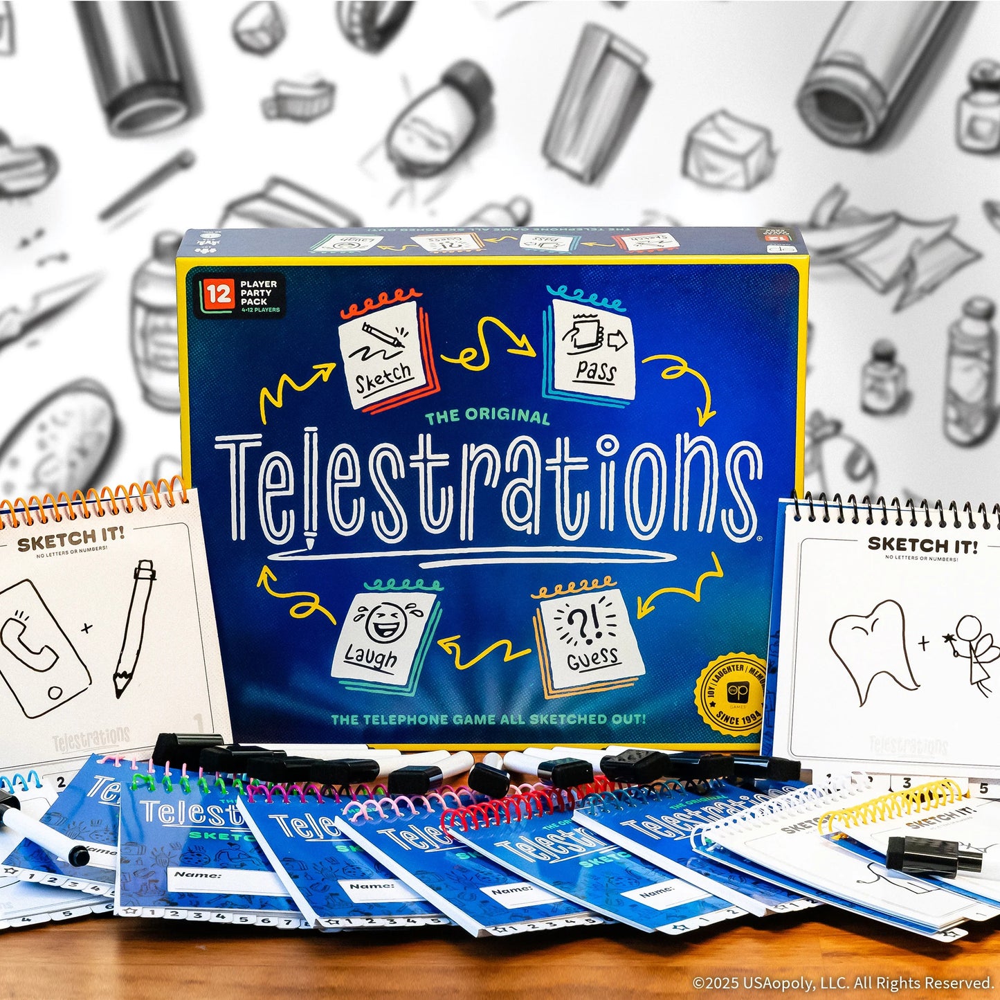 Telestrations 12 Player Party Pack 2nd Edition