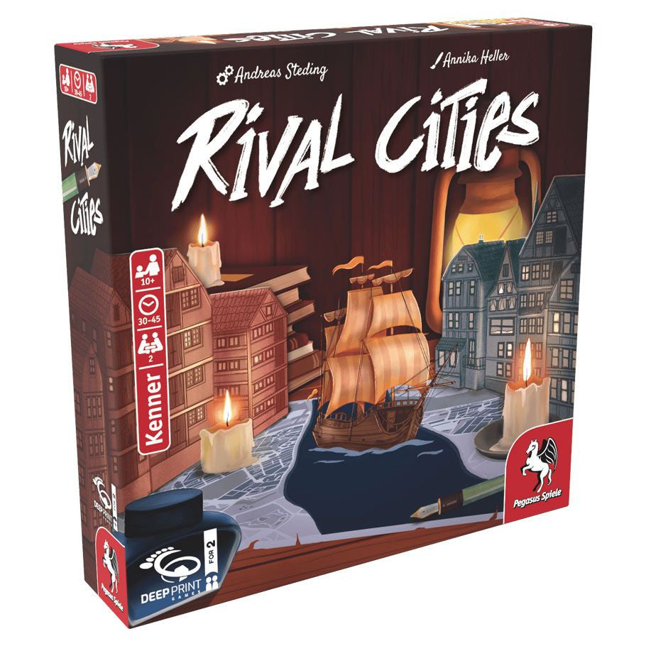 Rival Cities two-player board game by Pegasus Spiele