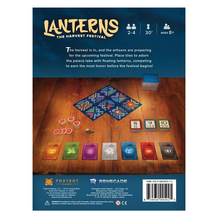 Lanterns The Harvest Festival board game box — view 3