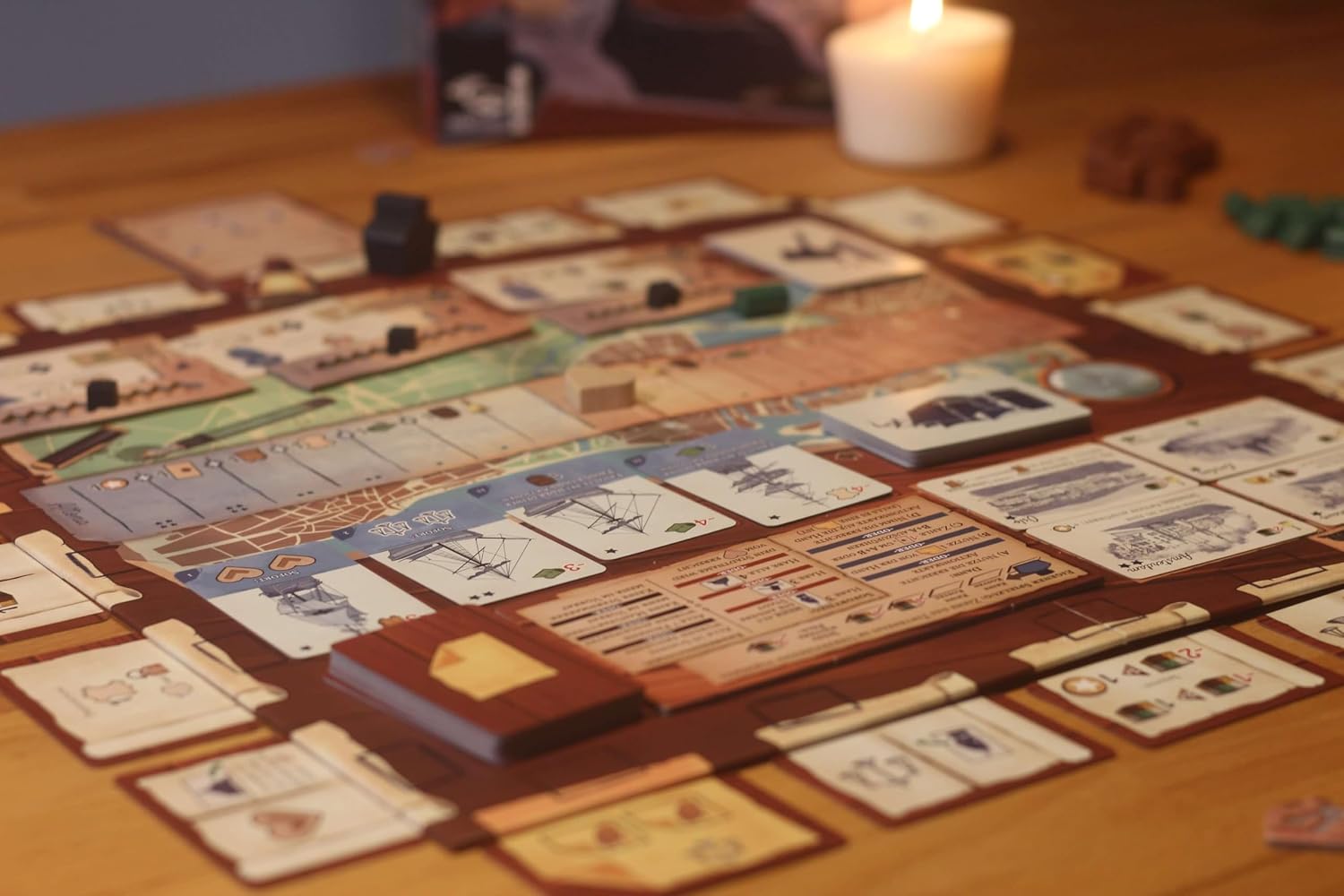 Rival Cities Board Game gameplay - view 03 | Savvy Hobbyist