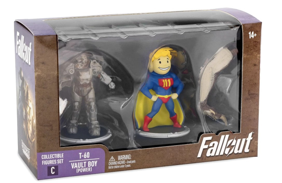 Fallout T-60 and Vault Boy (Power) Mini Figure Set (Build-a-Figure Deathclaw)