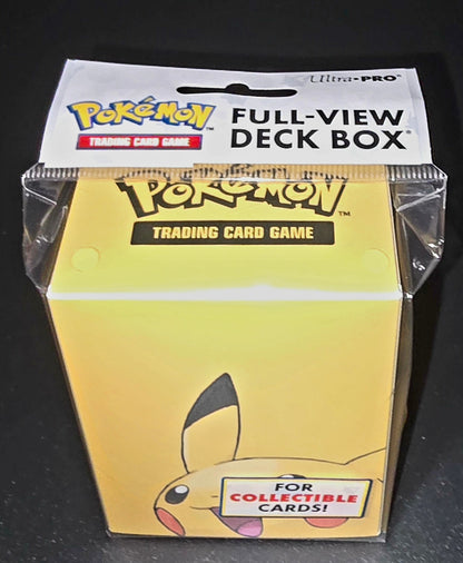 Ultra PRO Sealed Pikachu Full View DECK BOX® for Pokémon