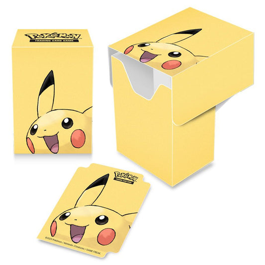 Ultra PRO Sealed Pikachu Full View DECK BOX® for Pokémon