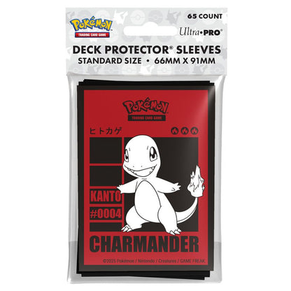 Ultra PRO Sealed Charmander 65ct DECK PROTECTOR® Sleeves for Pokémon