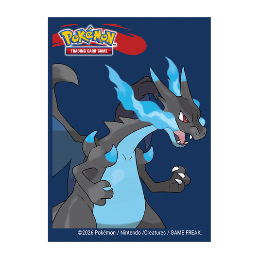 Ultra PRO Mega Charizard X 65ct Deck Protector Sleeves for Pokémon — single sleeve