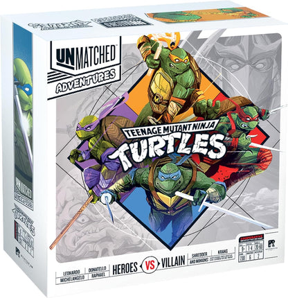 Unmatched Adventures TMNT box - view 02 | Savvy Hobbyist