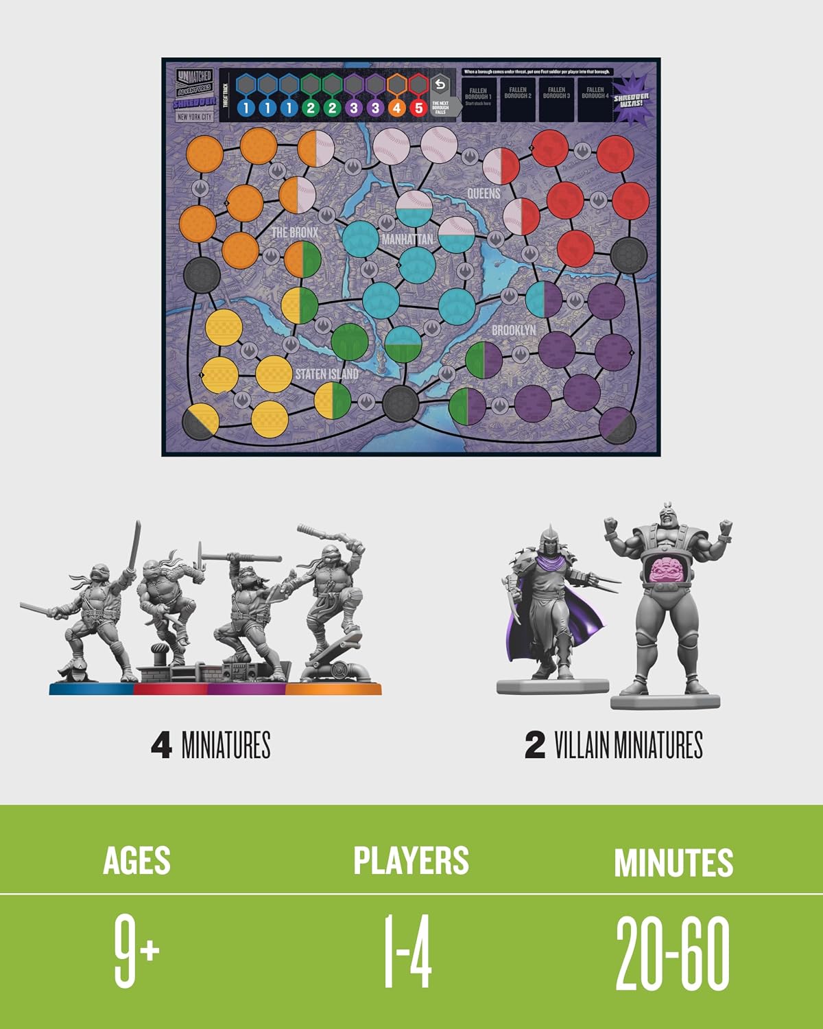 Unmatched Adventures TMNT contents - view 04 | Savvy Hobbyist