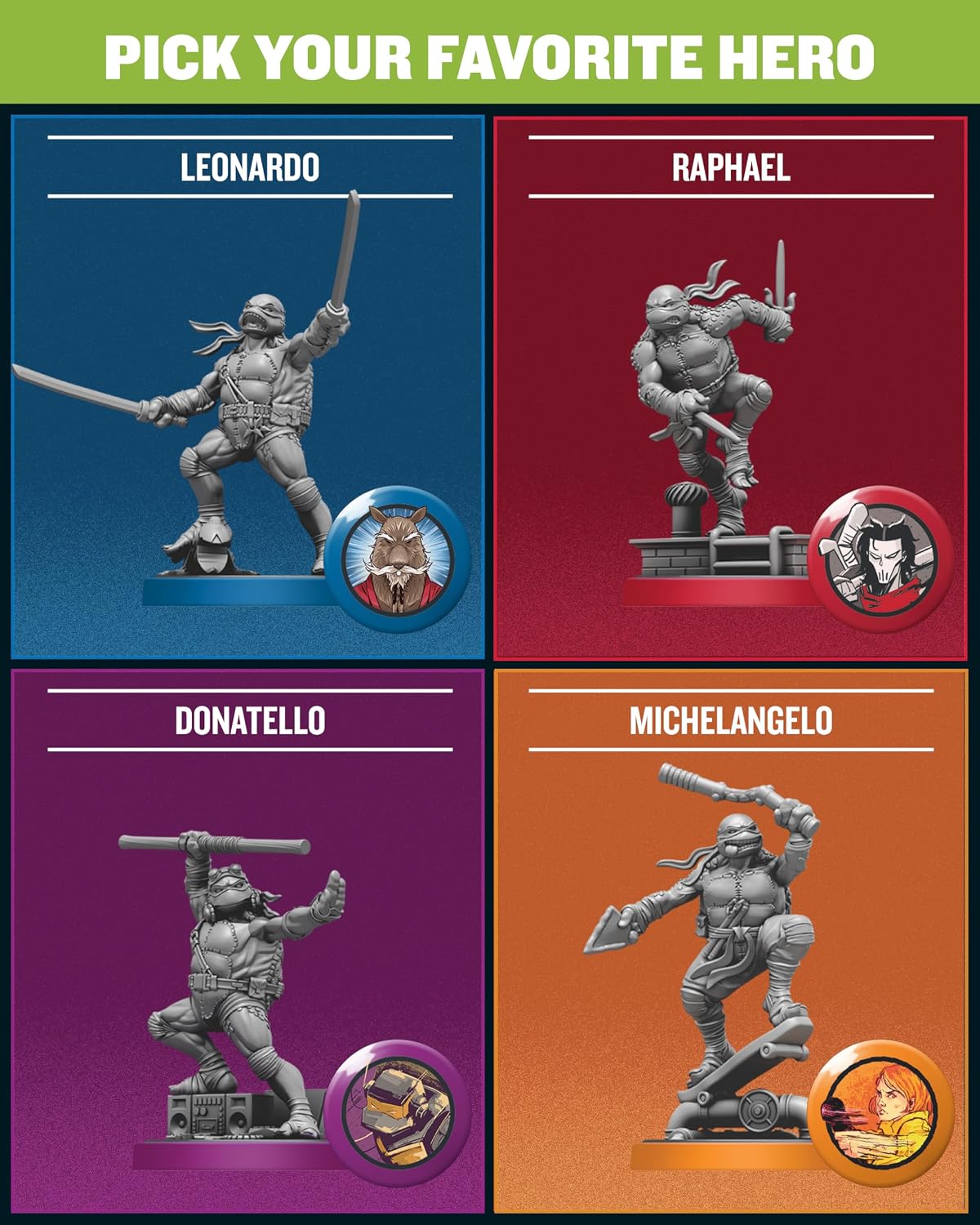 Unmatched Adventures TMNT heroes - view 06 | Savvy Hobbyist