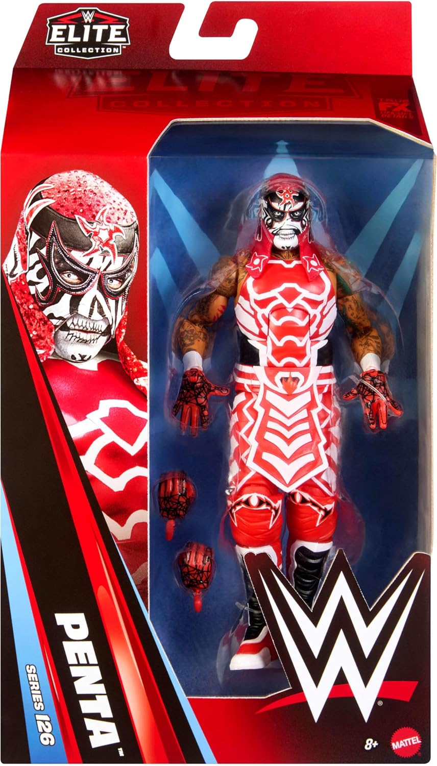 WWE Elite Collection Series 126 Penta Action Figure - view 03 | Savvy Hobbyist